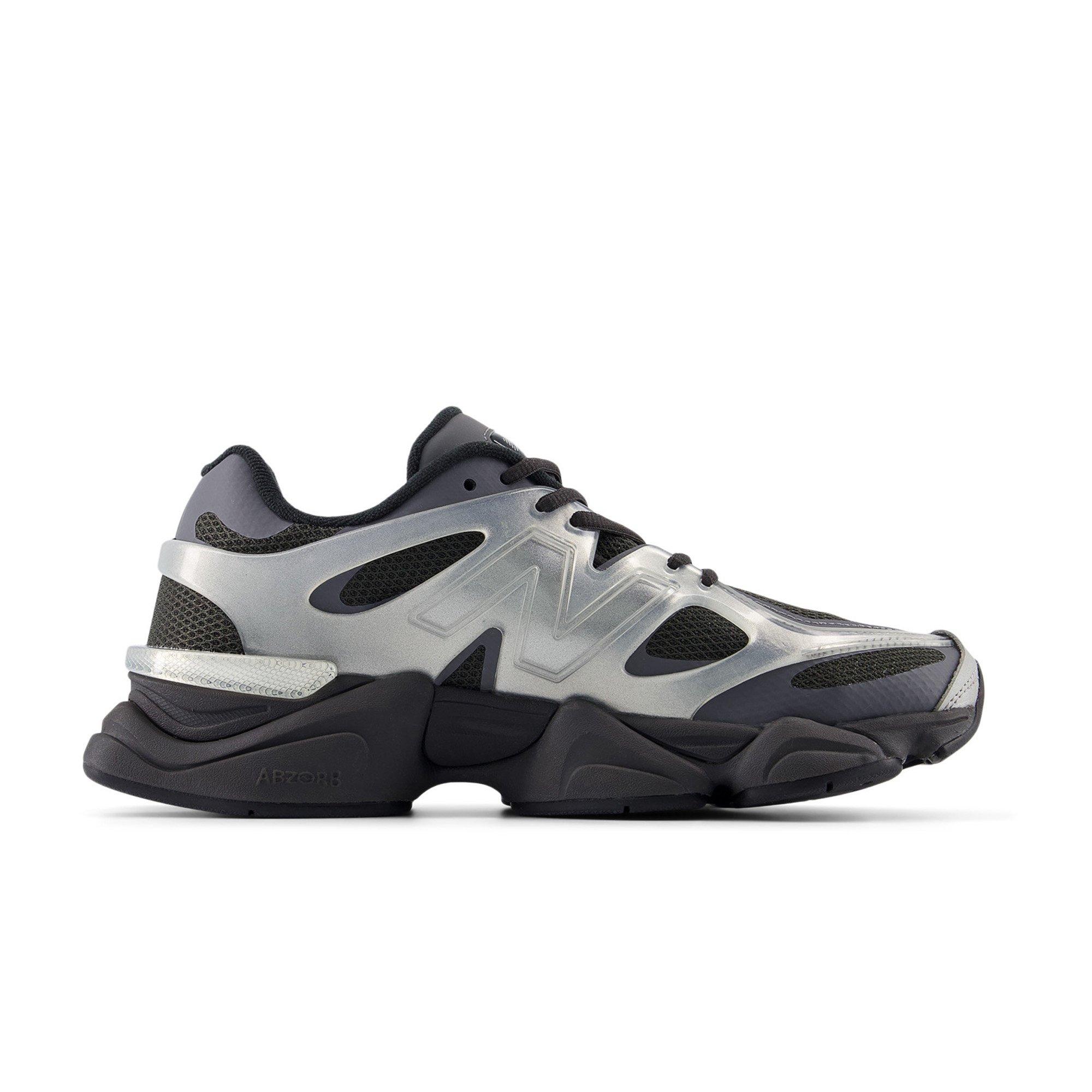 New Balance 9060 Unisex Black/Silver Sneaker | Hibbett